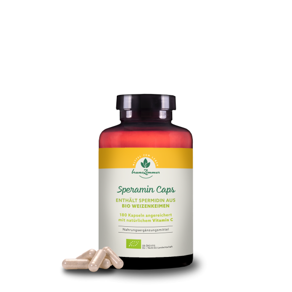 Speramin® Caps mit 1,5 mg Spermidin aus BIO-Weizenkeimen