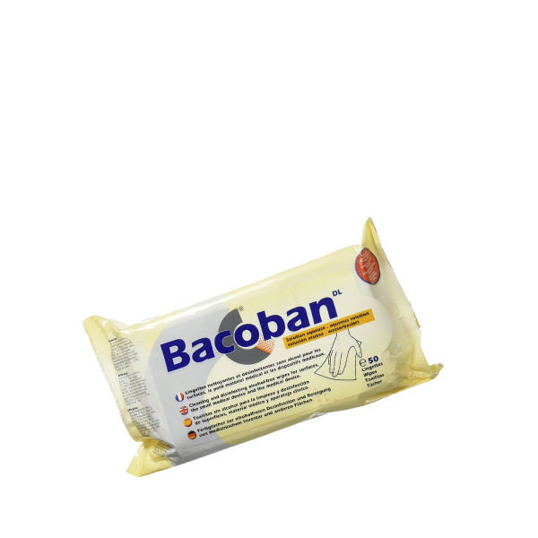 Bacoban® Flächendesinfektion wasserbasiert 50 Fertigtücher